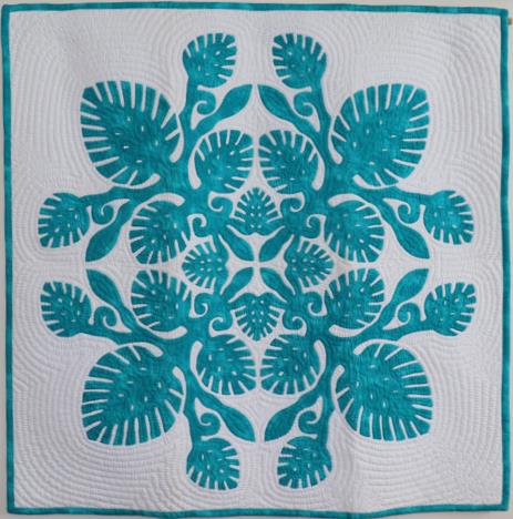 楽天市場】ハワイアンキルト タペストリー 105cm モンステラ ライト