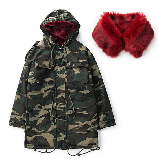 楽天市場】モッズコート メンズ 迷彩柄 カモフラ柄 総柄 ビック