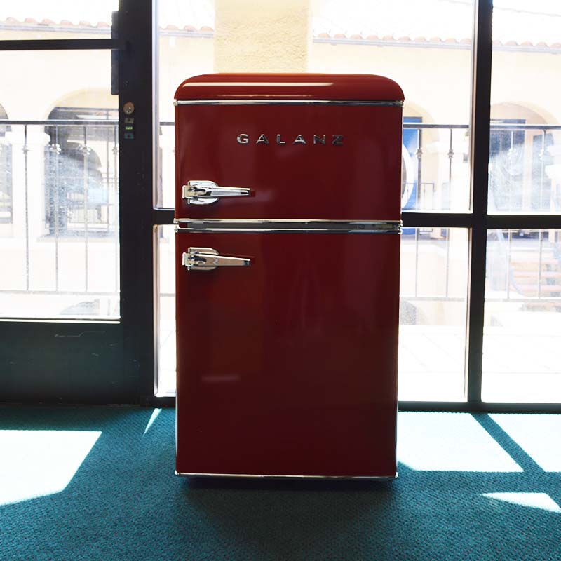 楽天市場】冷蔵庫 冷凍庫 88L 2ドア レトロ Galanz 3.1 cu ft Retro