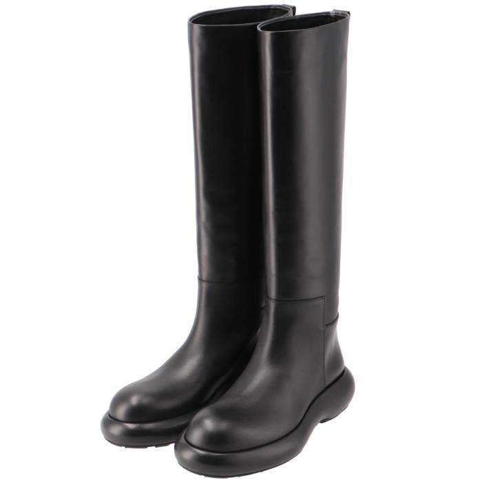 楽天市場】ジル サンダー JIL SANDER ロングブーツ フラット レザー