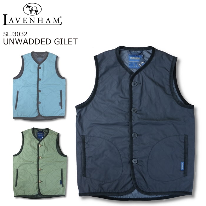 楽天市場】LAVENHAM UNWADDED GILET ラベンハム ベスト SLJ3032 送料