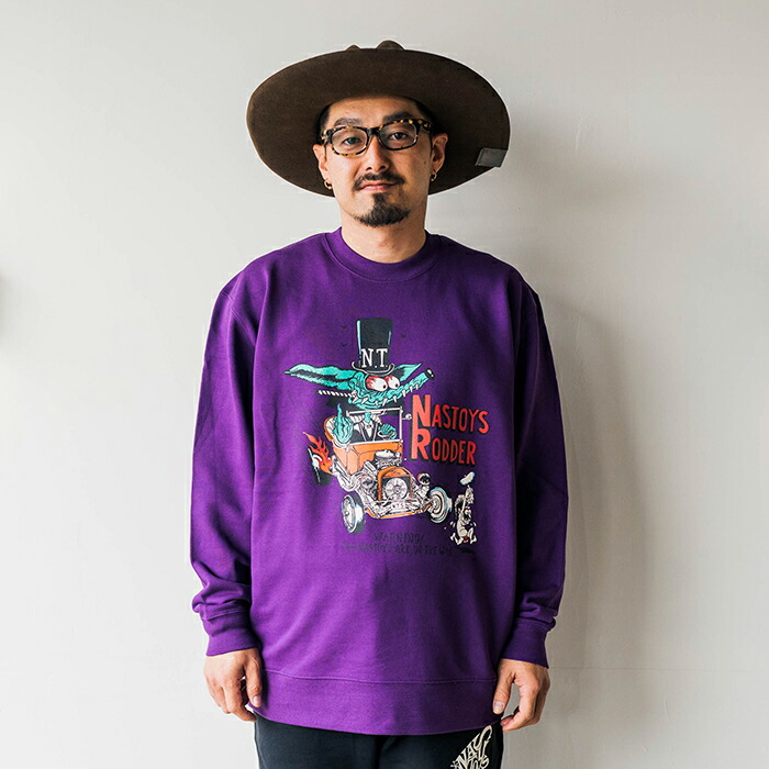 楽天市場】NASTOYS ナストイズ / 「NASTOYS RODDER Crew Sweat