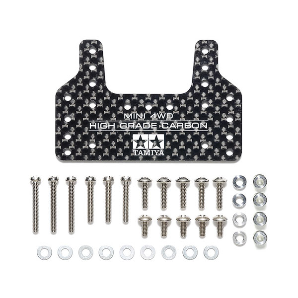 HGカーボンリアブレーキステー 5個セット TAMIYAミニ四駆HG カーボン