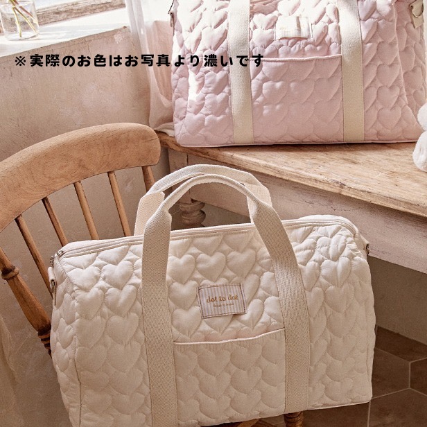 楽天市場】＼楽天1位獲得／マザーズバッグ キルティングバッグ ハート