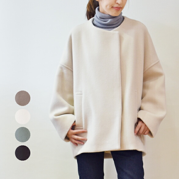 楽天市場】パシオーネ（PASSIONE）MANTECO コクーン ショートコート