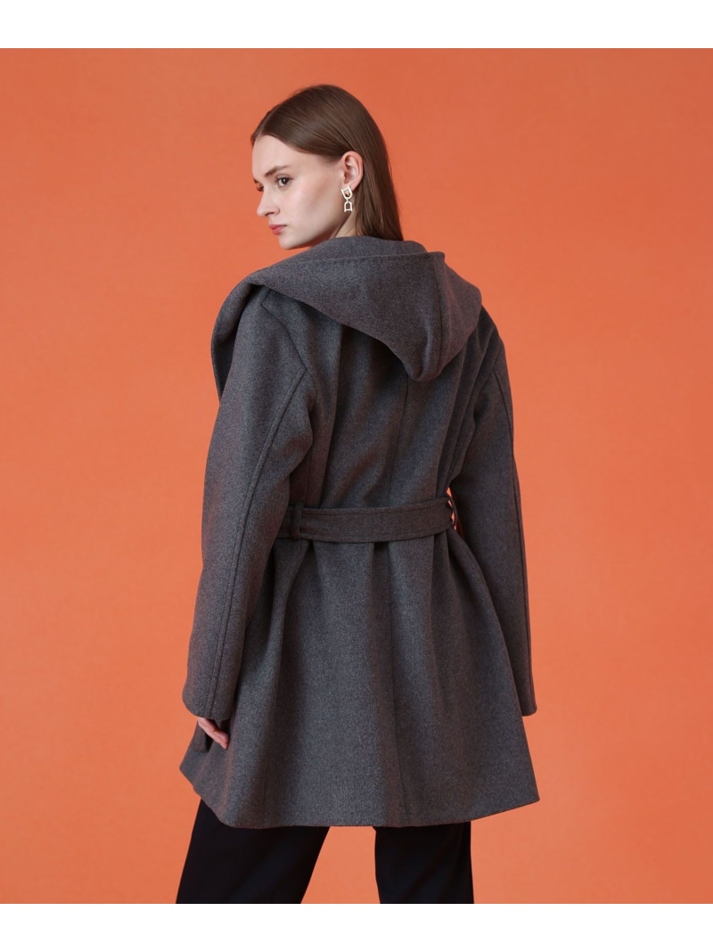 楽天市場】【SALE／30%OFF】カシミヤ混フードガウンコート ANAYI