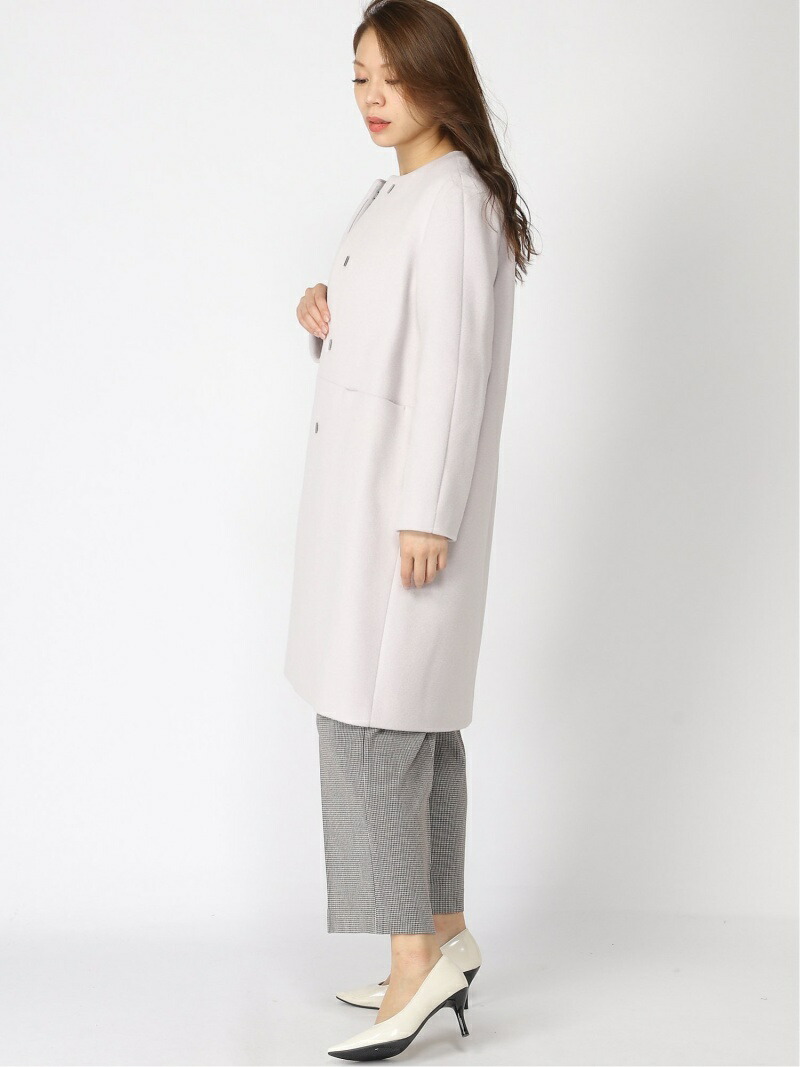 楽天市場】【SALE／40%OFF】ダブルビーバークルーコート ANAYI アナイ