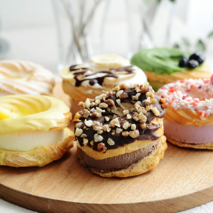 楽天市場】プレミアムパリブレストアイス 6個入り／クレームデラ