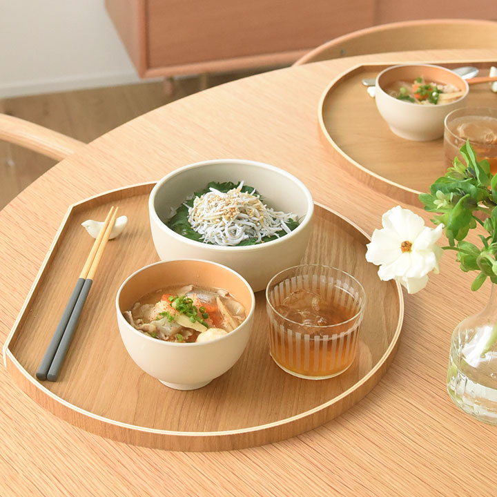 楽天市場】半月膳 お盆 トレイ 36cm トレー 北欧 トレイ おしゃれ お盆