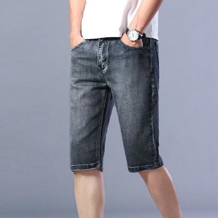 楽天市場】2点セット ハーフパンツ メンズ デニム ストレッチパンツ