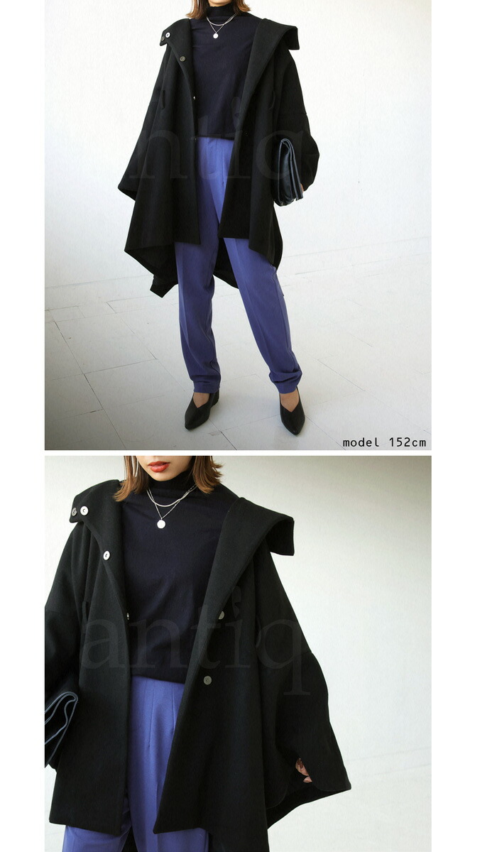 楽天市場】フード付き ポンチョコート ポンチョ レディース 送料無料