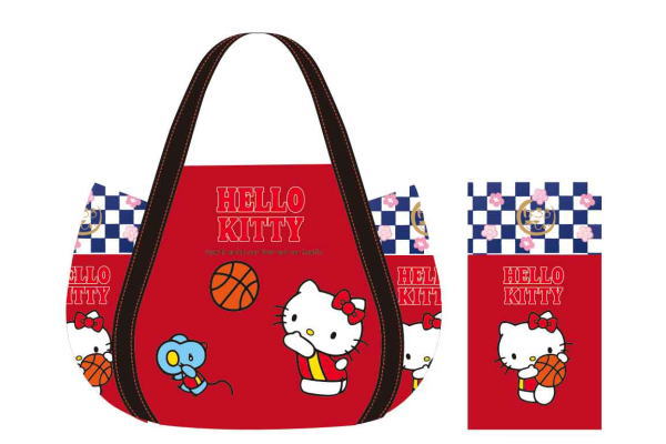 楽天市場】【ハローキティ】プリントバルーンバッグ【バスケットボール