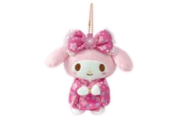 楽天市場】サンリオキャラクターズ マスコットキーホルダー桜着物 マイ