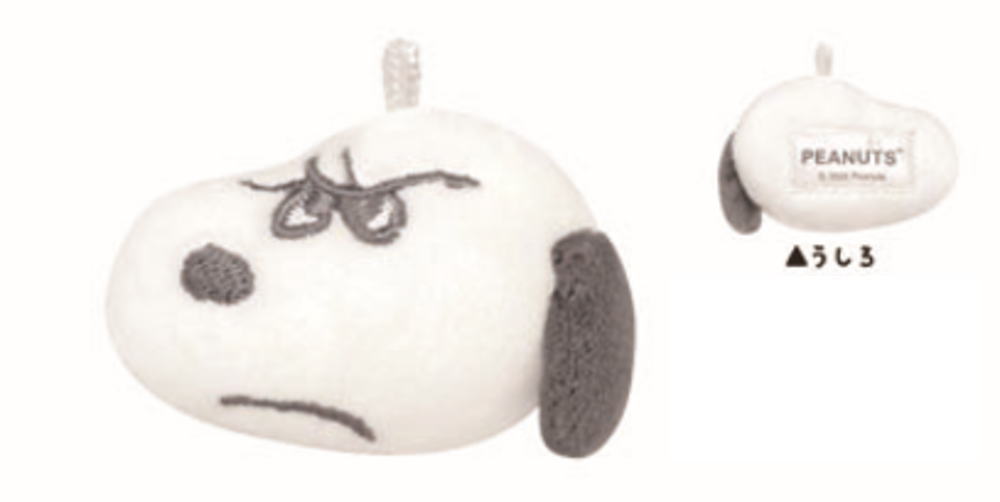 楽天市場】スヌーピー SNOOPY ぺたふれキーホルダー怒り顔 ピーナッツ
