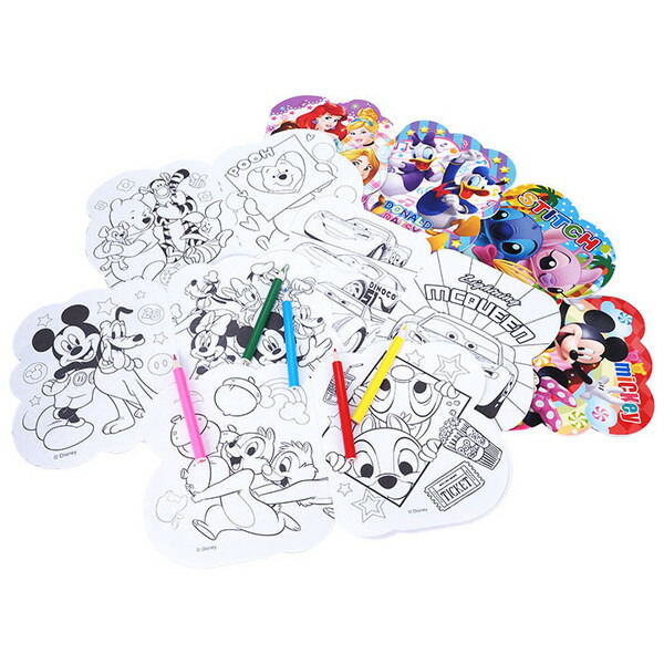 楽天市場】ディズニーオールスターぬりえセット 24入【景品 おもちゃ
