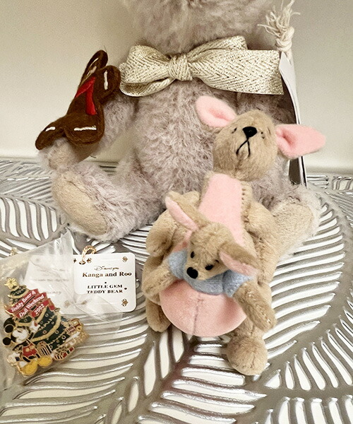 ミニチュアテディベア　リトルジェム Little Gem Teddy Bear テディベア ミニチュア ぬいぐるみ ラズベリー