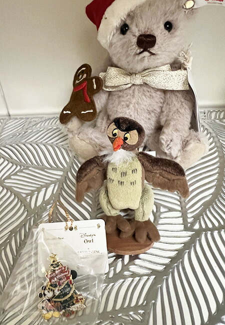 ミニチュアテディベア　リトルジェム Little Gem Teddy Bear テディベア ミニチュア ぬいぐるみ ラズベリー