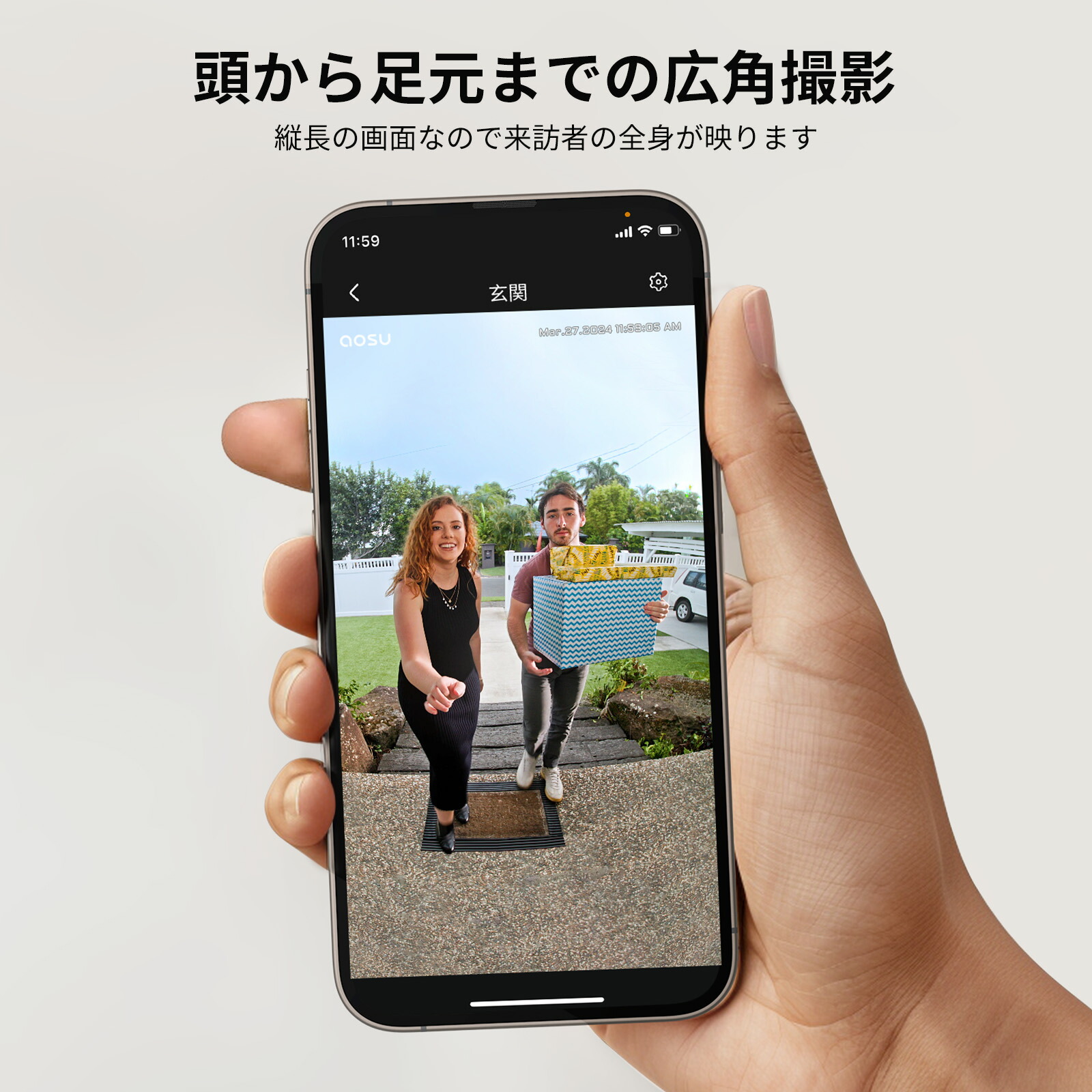 楽天市場】aosu ドアホン インターホン ワイヤレス 【電池式・配線工事