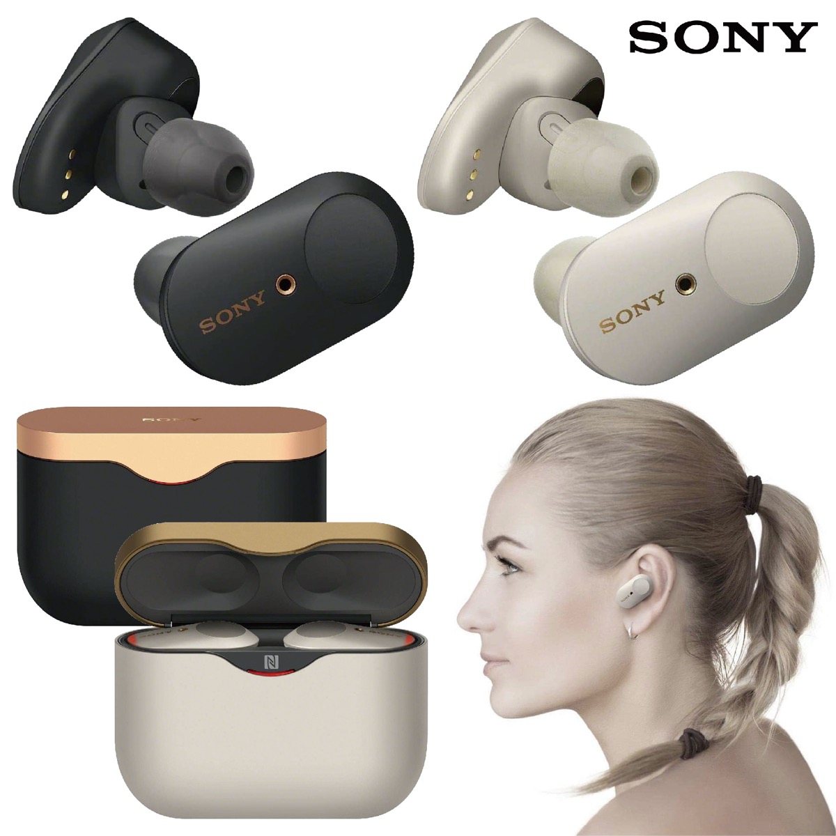 SONYウォークマンNW-A107+WF-1000XM3 ワイヤレスイヤホン Amazon.com