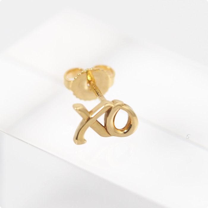 楽天市場】Tiffany & Co. ティファニー ラブ＆キス 750 K18イエロー