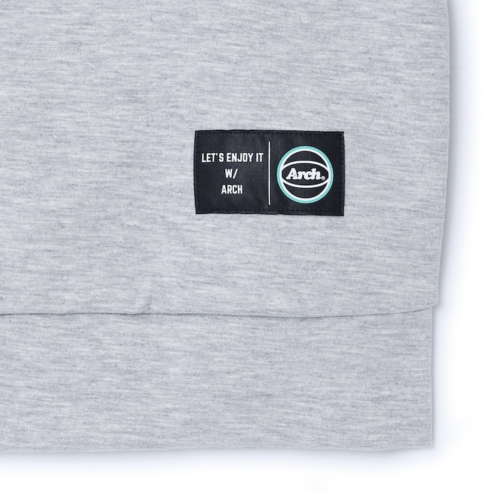 楽天市場】Arch college logo sweat zip parka【gray】 アーチ バスケ