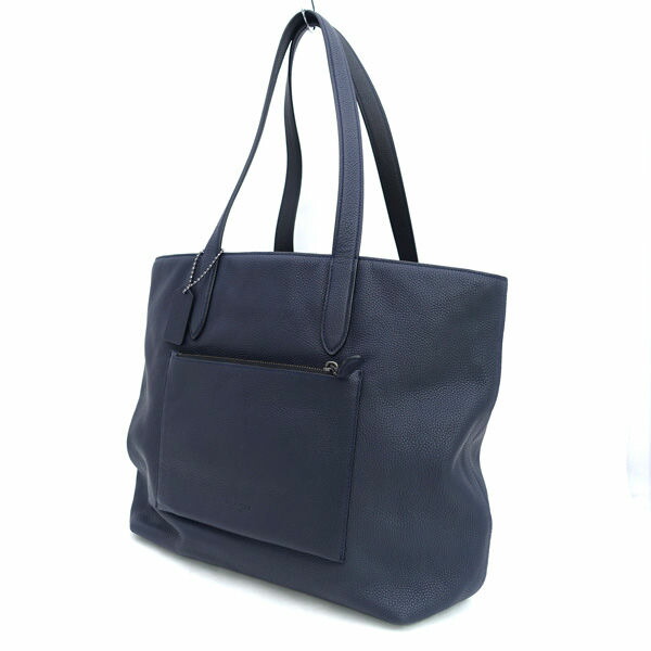 楽天市場】コーチ トートバッグ レザー（カラーネイビー）（バッグ