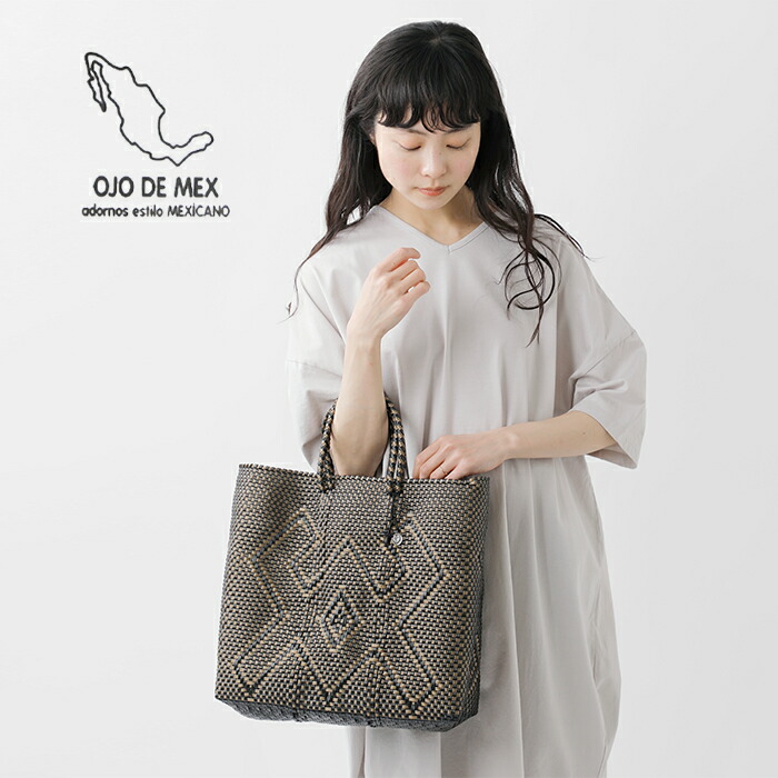 楽天市場】OJO DE MEX オホ デ メックス メルカドバッグ チャーム付き