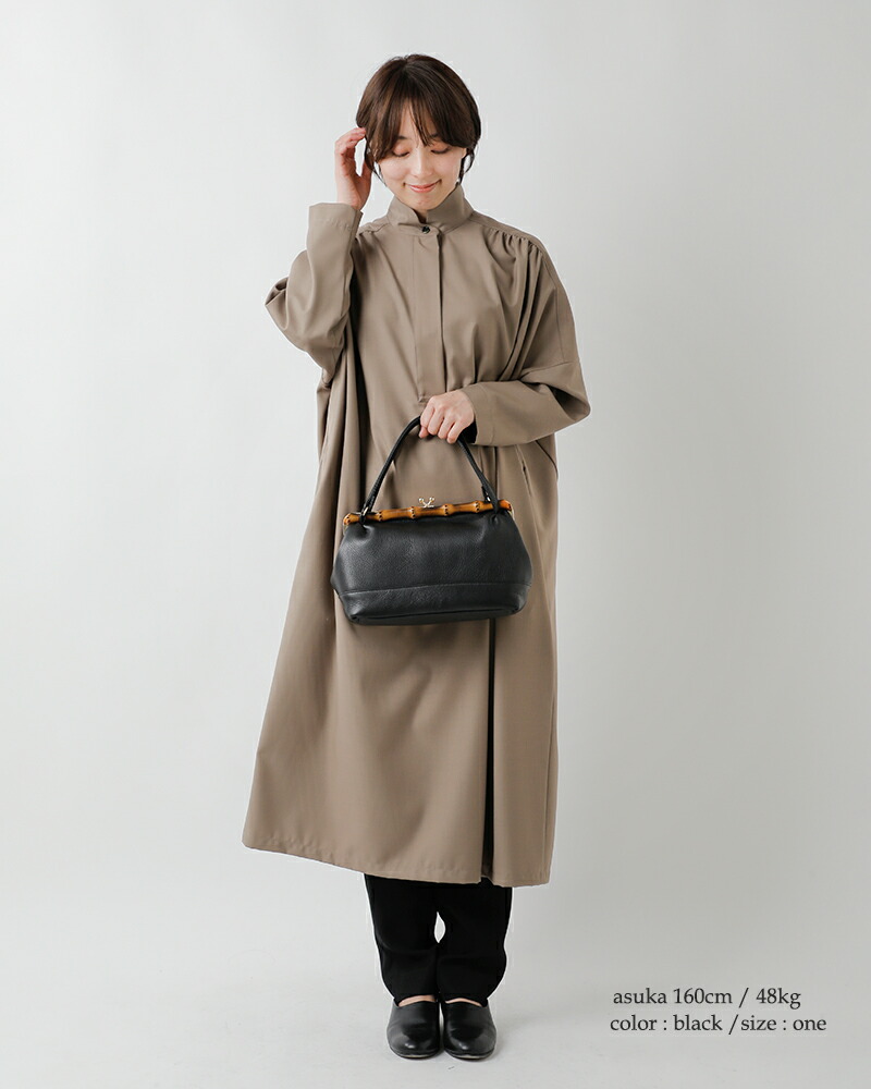 楽天市場】POMTATA ポンタタ グローブレザー2wayバンブーがま口