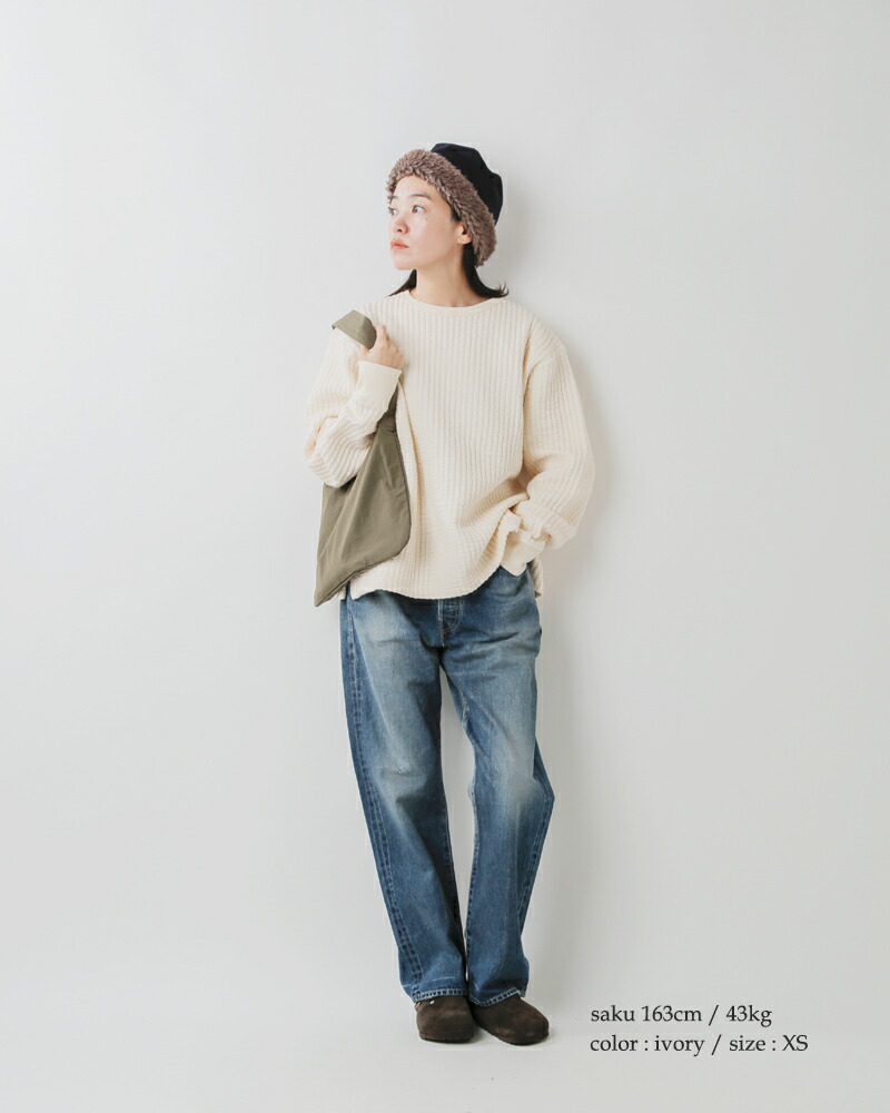 楽天市場】chimala チマラ ブリスター キルト クルーネック プル