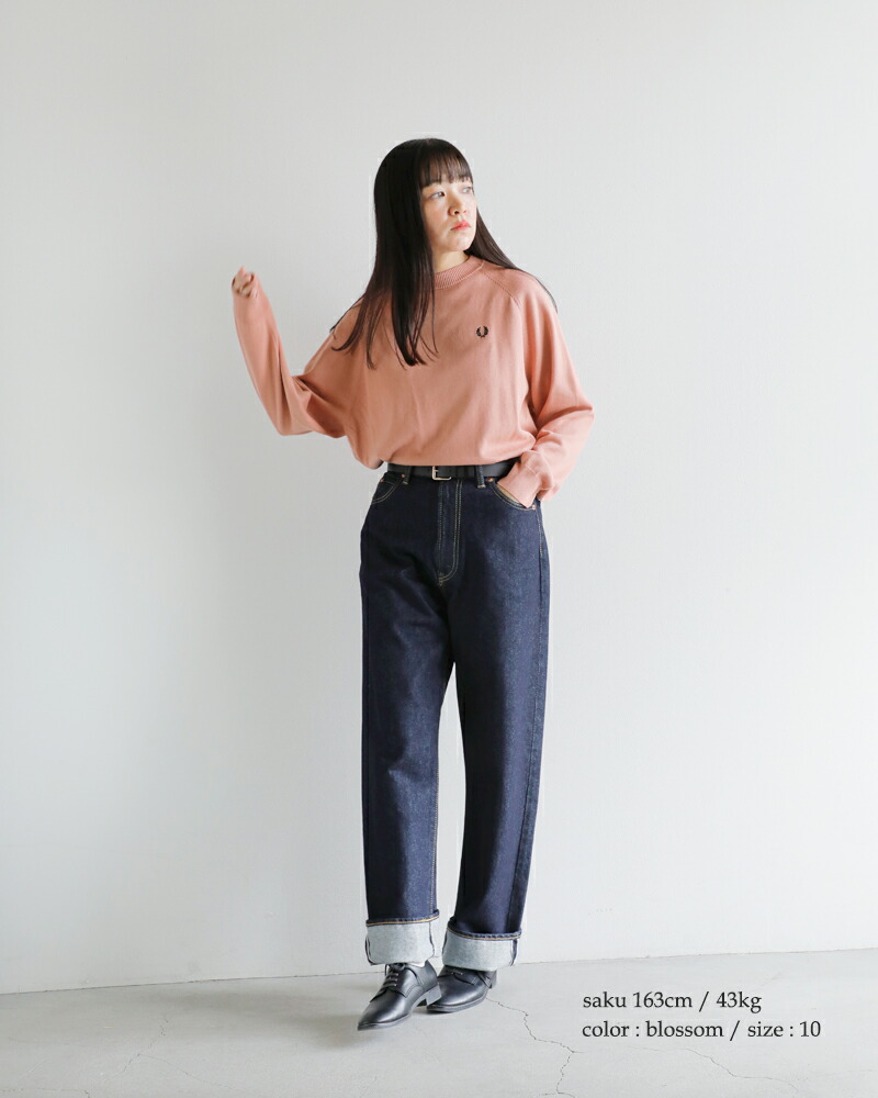 楽天市場】FRED PERRY フレッド ペリー コットン クルーネック ニット