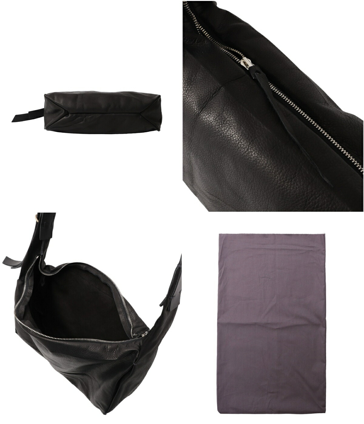 楽天市場】[送料無料]m.a+ : zipper medium rectangular shoulder