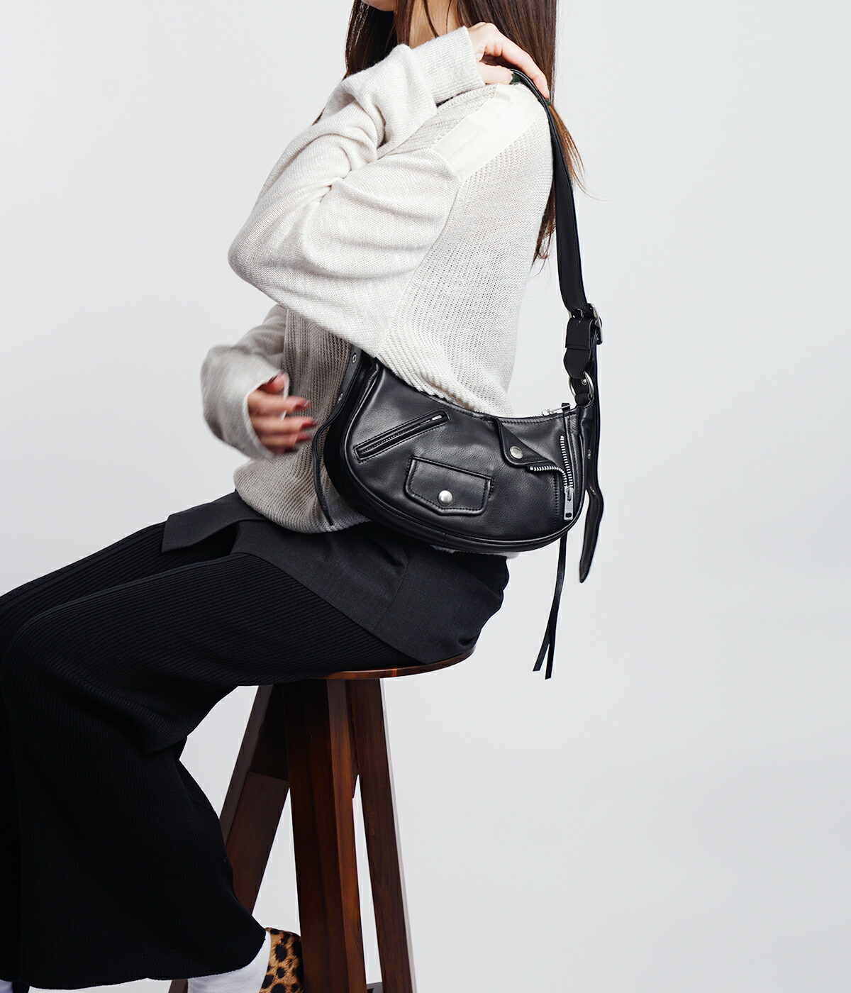 楽天市場】[送料無料]beautiful people : 別注 riders shoulder bag