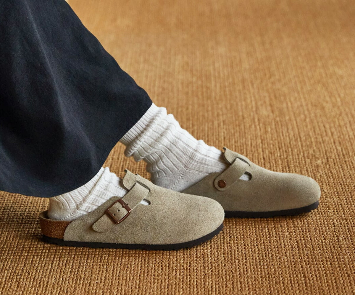 人気カラー ビルケンシュトック ボストン トープ サンダル ベージュ 24