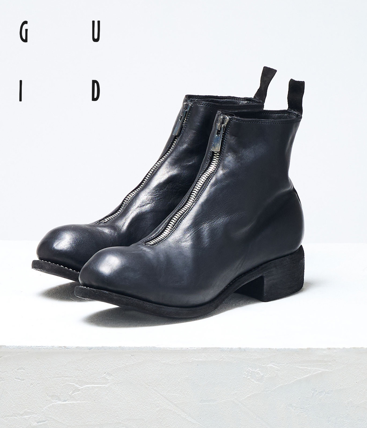 楽天市場】[送料無料]GUIDI : PL1 FRONT ZIP BOOTS HORSE FULL GRAIN