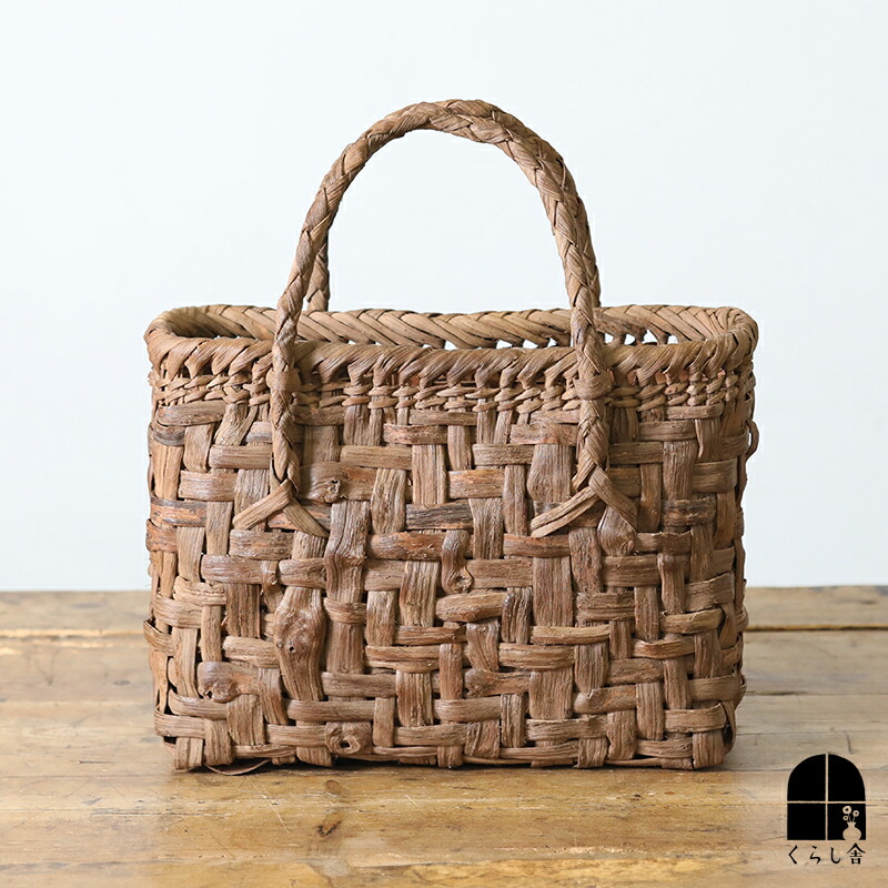 楽天市場】山葡萄かごバッグ 太網代（中） YB-132 日本製 純国産 長野