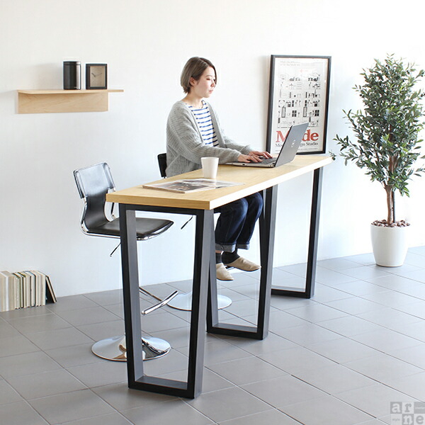 楽天市場】ハイカウンターテーブル カウンターテーブル 木製 高さ90cm