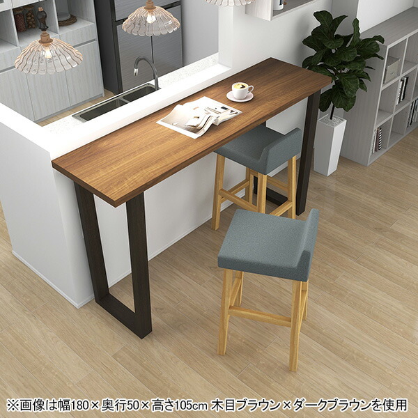 楽天市場】バーテーブル カウンターテーブル 高さ105cm カフェ風 鏡面