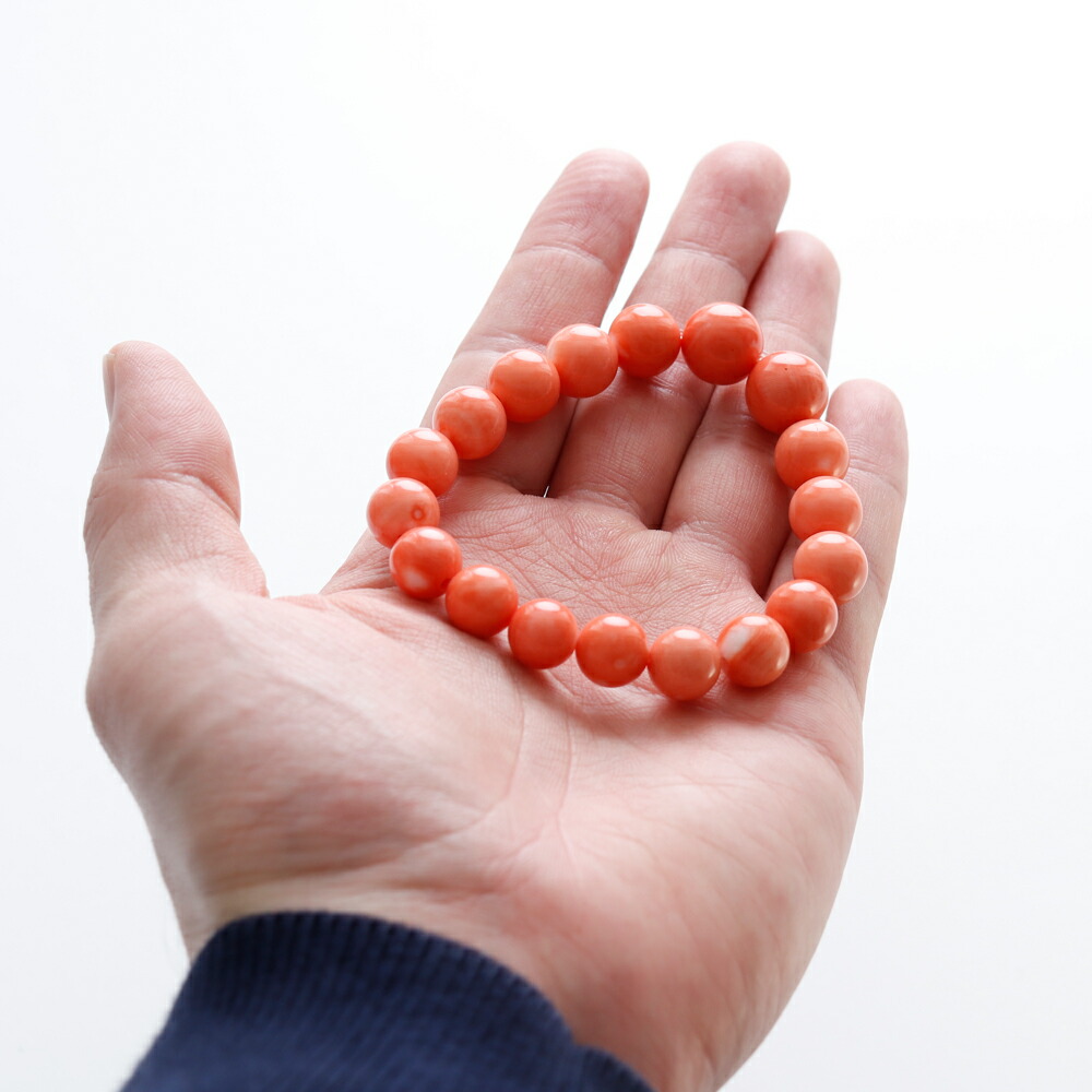 楽天市場】≪1年保証付き≫ 日本産桃珊瑚10〜12ミリ玉 上品 希少 貴重