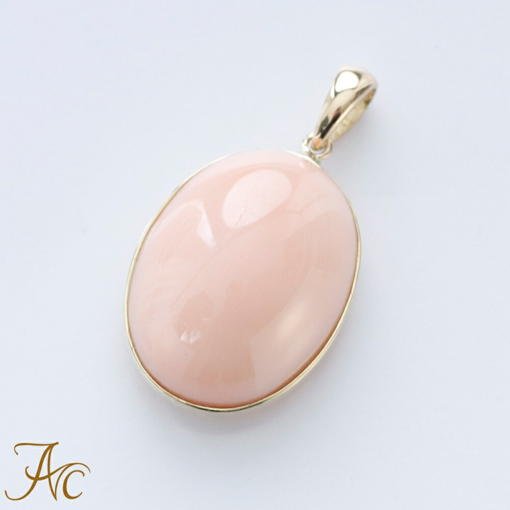 楽天市場】≪1年保証付き≫ 本ボケ珊瑚K18ペンダントトップ シンプル