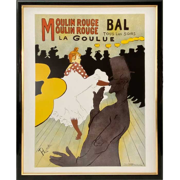 楽天市場】ロートレック 「ムーラン ルージュ」ポスター 額付き