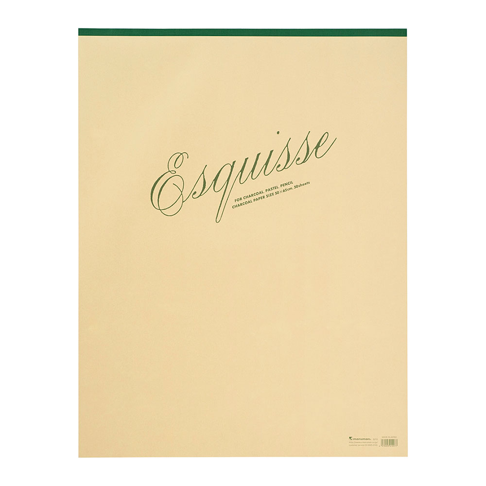 楽天市場】【公式】 スケッチブック エスキース 木炭紙判 650×500mm 50