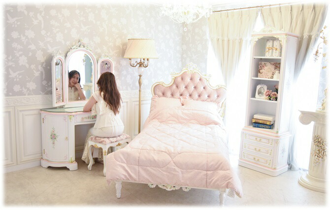 楽天市場】ドレッサーおしゃれ ドレッサー白 姫ドレッサー姫系