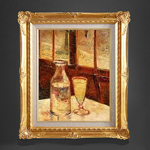 油絵 菅家令子 絵 絵画インテリア額付(黒) uF6-064104 静物 壺 瓶 絵画