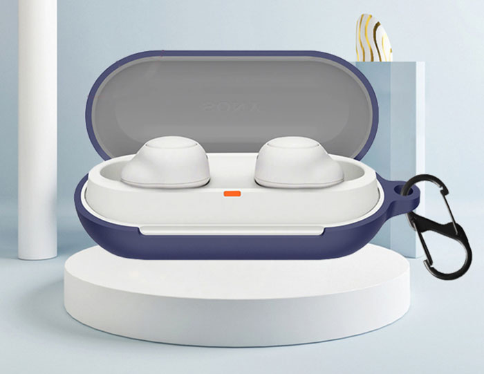 楽天市場】sony WF-C700N シリコンケース カラビナ付き ケース ソニー