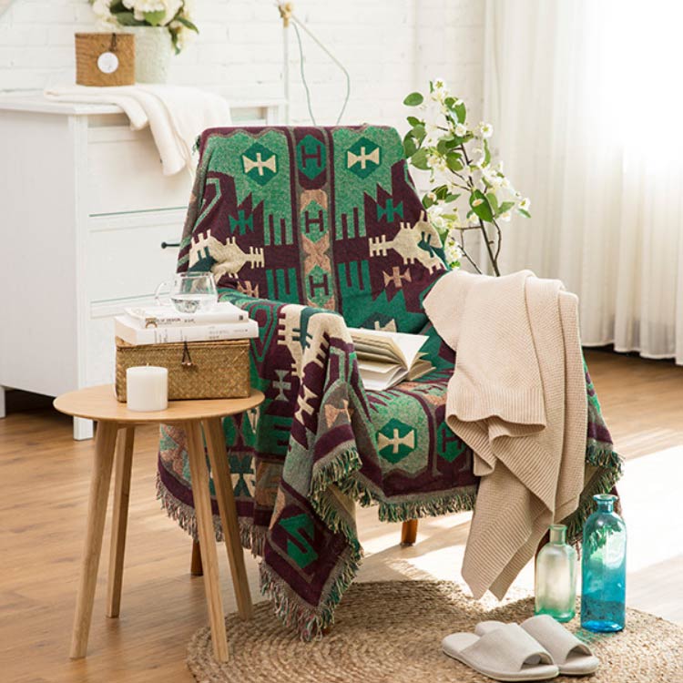 いろんな猫 マルチカバー ソファカバー ヴィンテージラグ 151x131