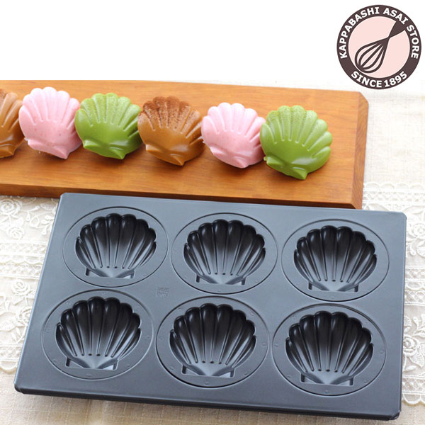 楽天市場】マドレーヌ型 貝 浅井商店オリジナル BKシリコン加工 シェル