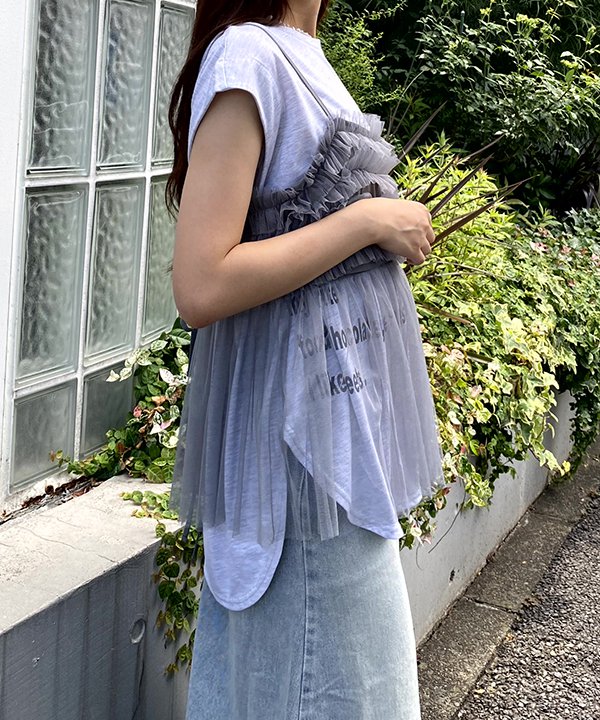 楽天市場】as know as 2WAYチュールキャミ レディース トップス