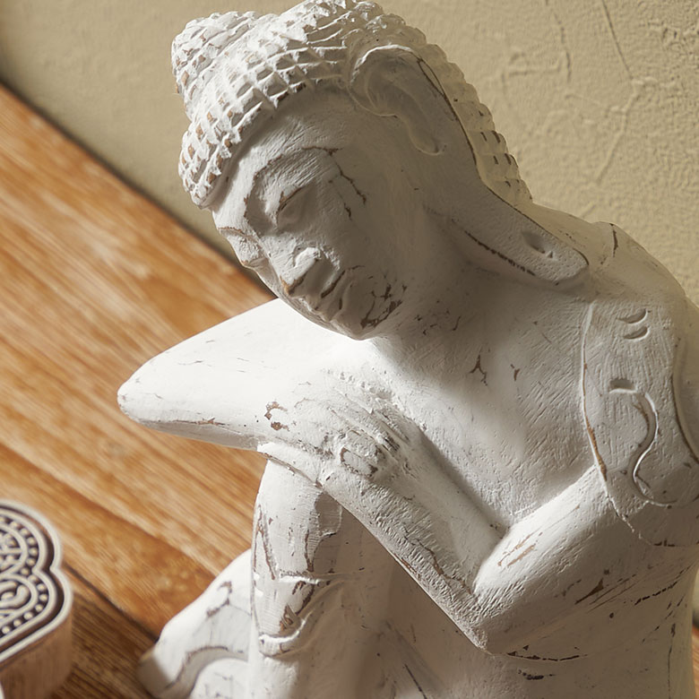 楽天市場】オブジェ 仏陀 ブッダ 仏像 置き物 飾り 置物 装飾 約 W