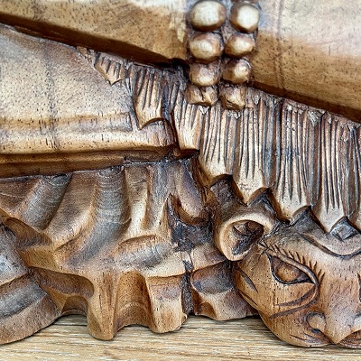 楽天市場】シヴァ神の木彫り 40cm 座像 木製 スワール無垢材 シバ神