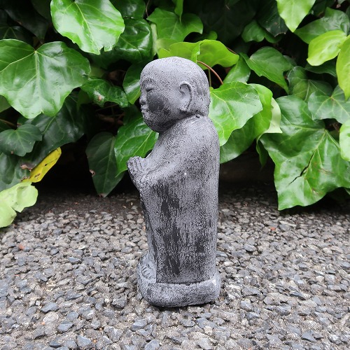 楽天市場】お地蔵さん 石像 合掌 コンクリート 22cm アンティーク調